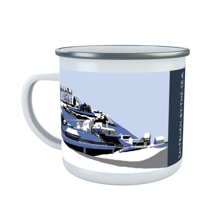 Saltburn-By-The-Sea, Yorkshire Enamel Mug