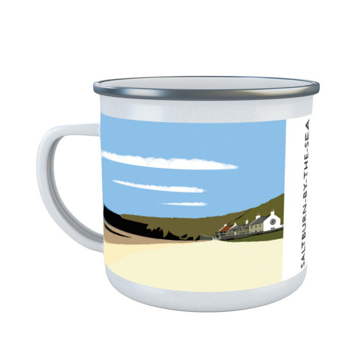 Saltburn-By-The-Sea, Yorkshire Enamel Mug