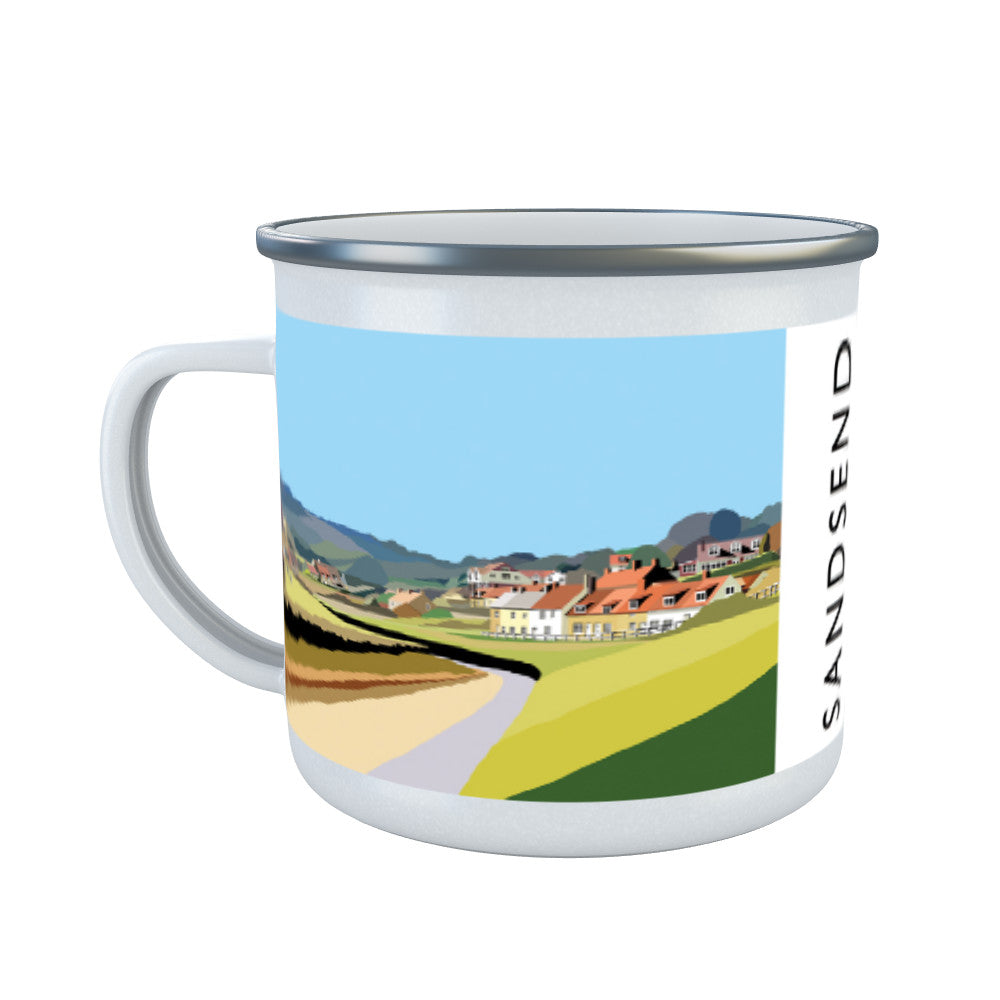 Sandsend, Yorkshire Enamel Mug