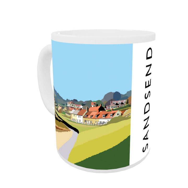 Sandsend, Yorkshire Coloured Insert Mug