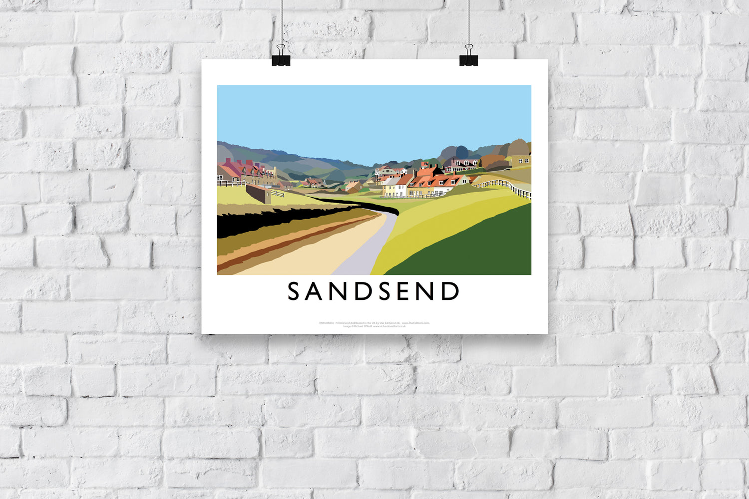 Sandsend, Yorkshire - Art Print