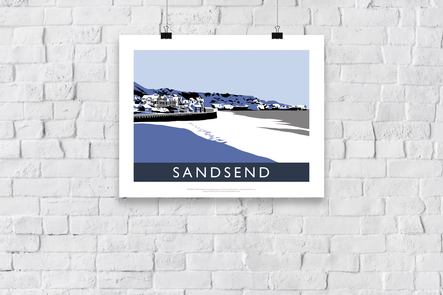 Sandsend, Yorkshire - Art Print