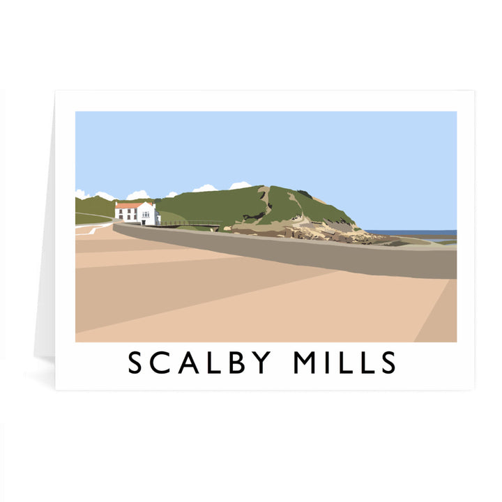 Scalby Mills, Yorkshire Greeting Card 7x5