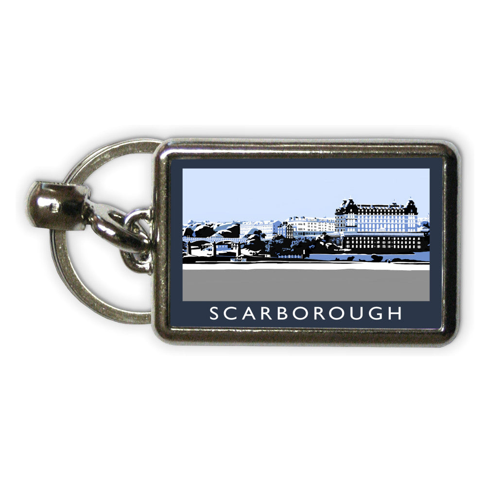Scarborough, Yorkshire Metal Keyring