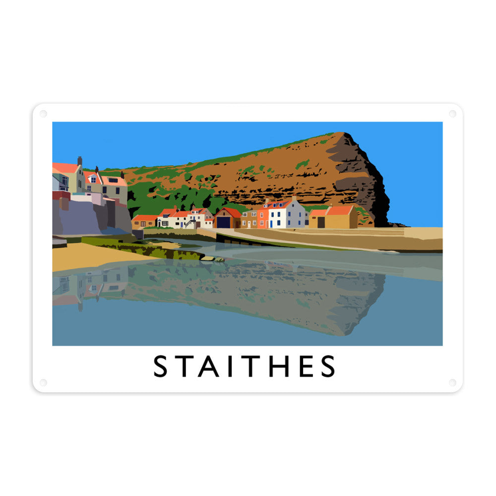 Staithes, Yorkshire Metal Sign