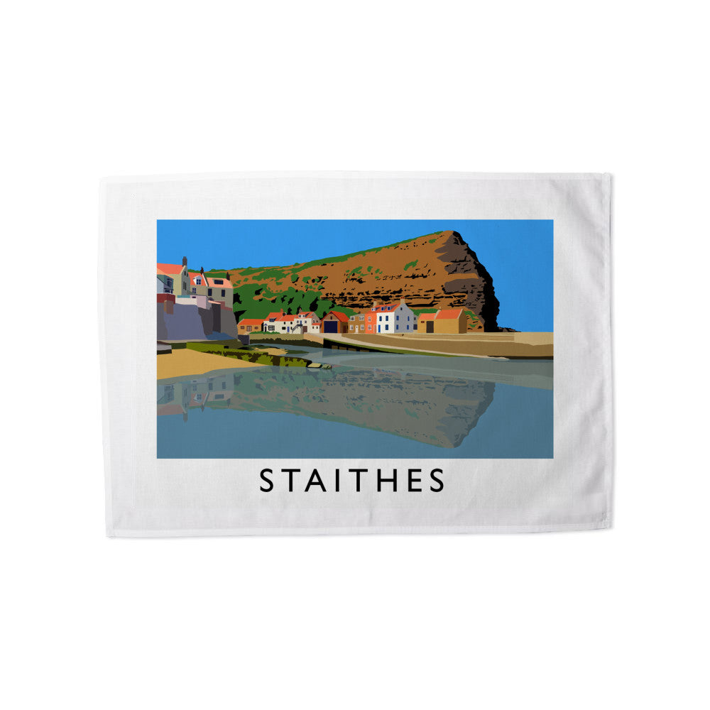 Staithes, Yorkshire Tea Towel