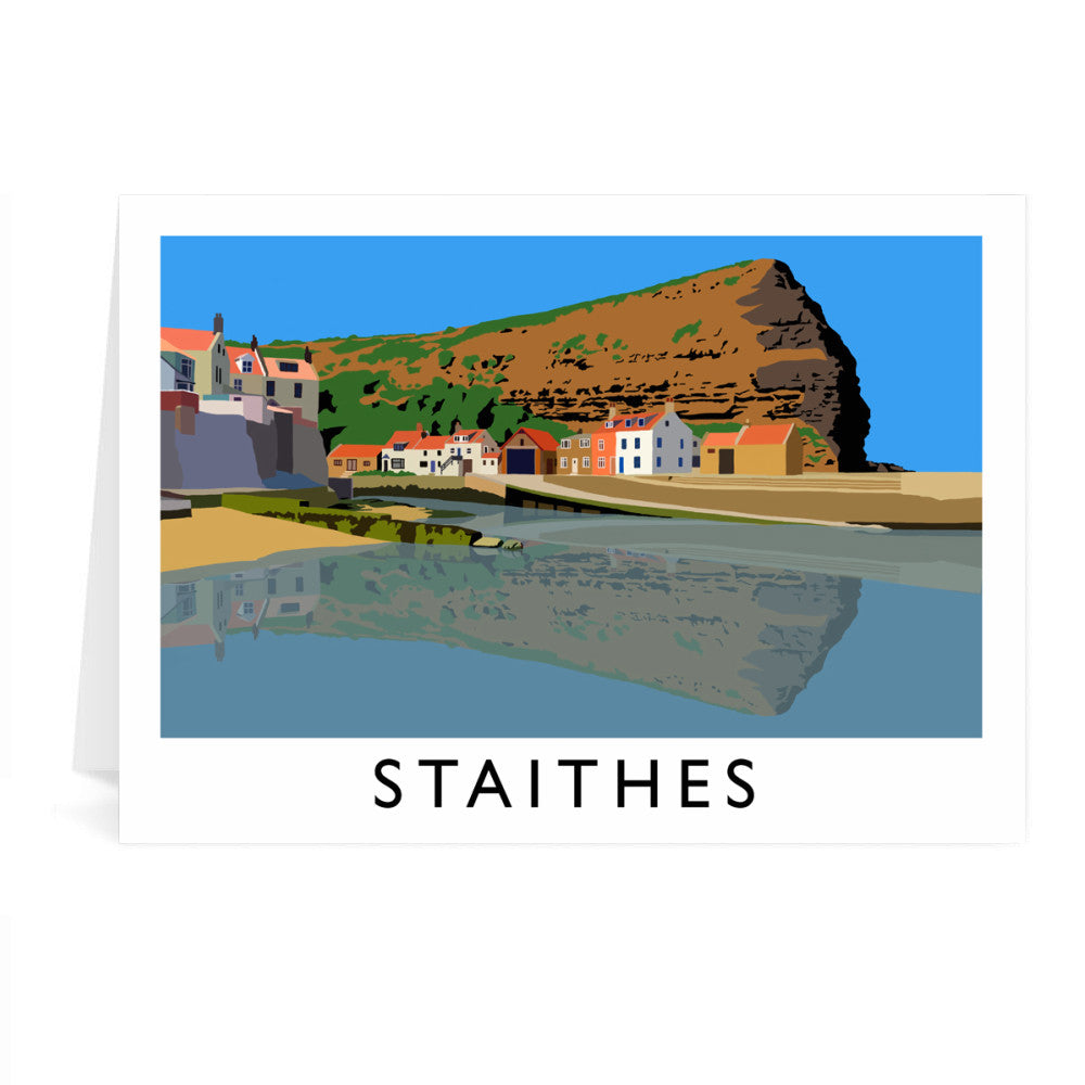 Staithes, Yorkshire Greeting Card 7x5