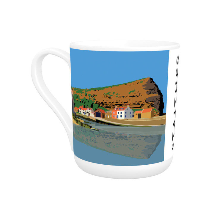 Staithes, Yorkshire Bone China Mug