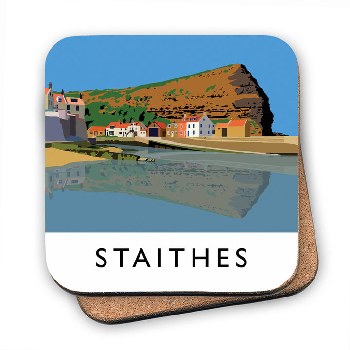 Staithes, Yorkshire MDF Coaster