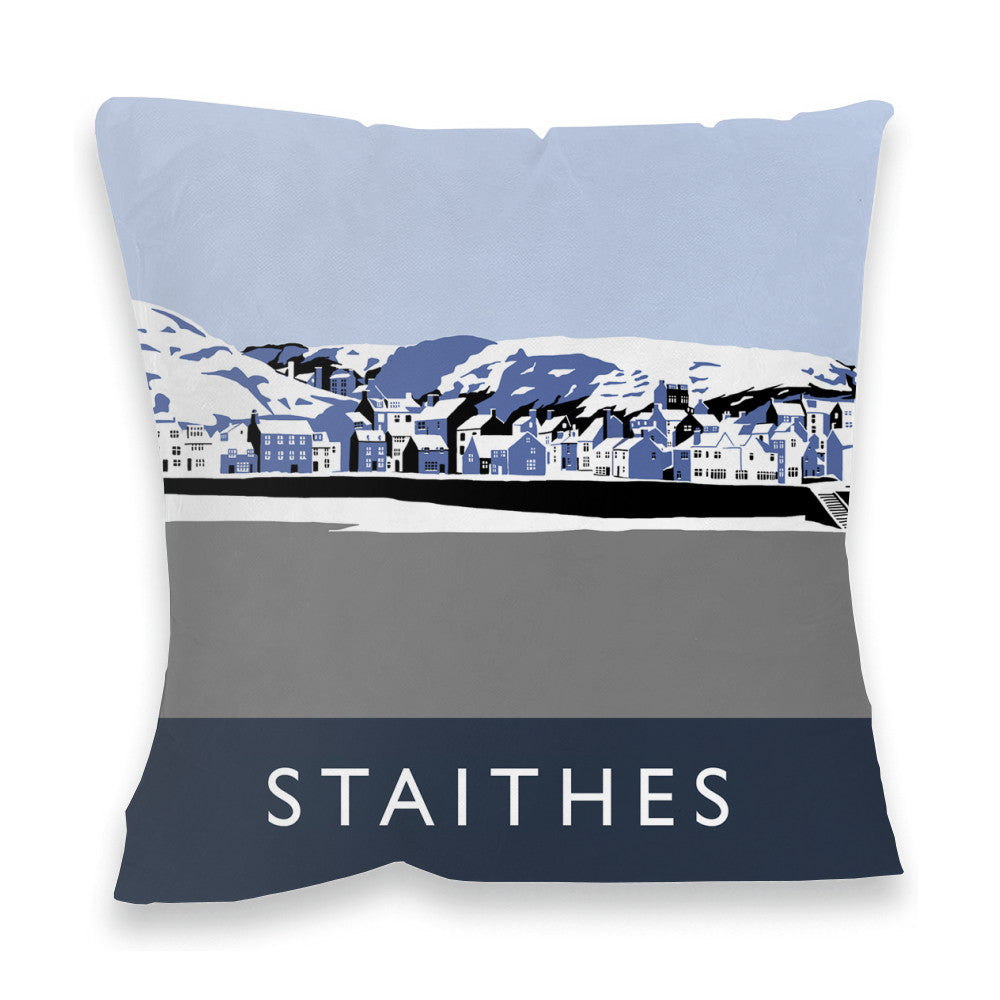 Staithes, Yorkshire Fibre Filled Cushion