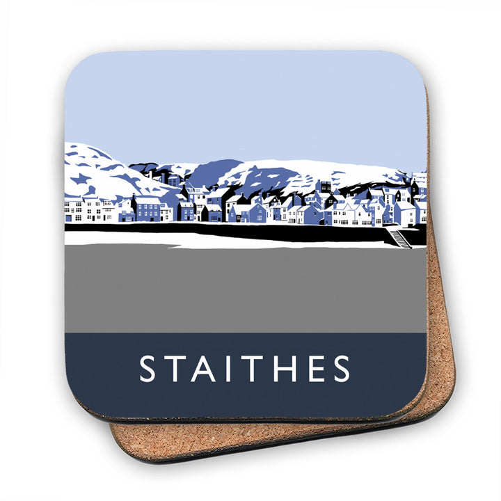 Staithes, Yorkshire MDF Coaster