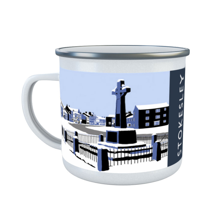 Stokesley, Yorkshire Enamel Mug