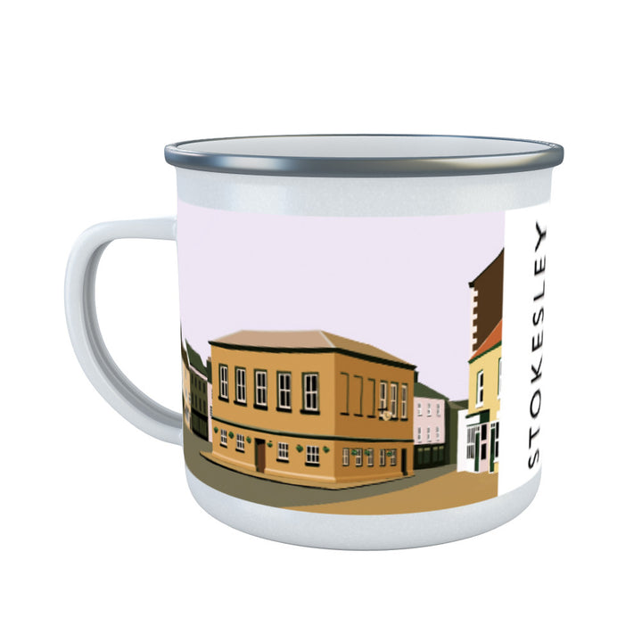 Stokesley, Yorkshire Enamel Mug