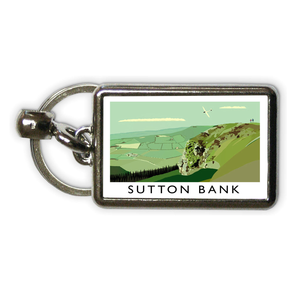Sutton Bank, Yorkshire Metal Keyring