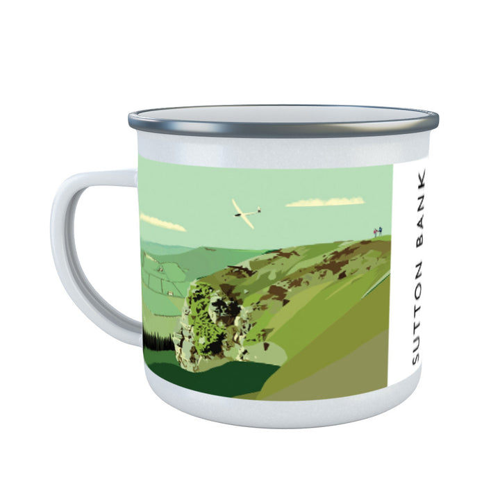 Sutton Bank, Yorkshire Enamel Mug