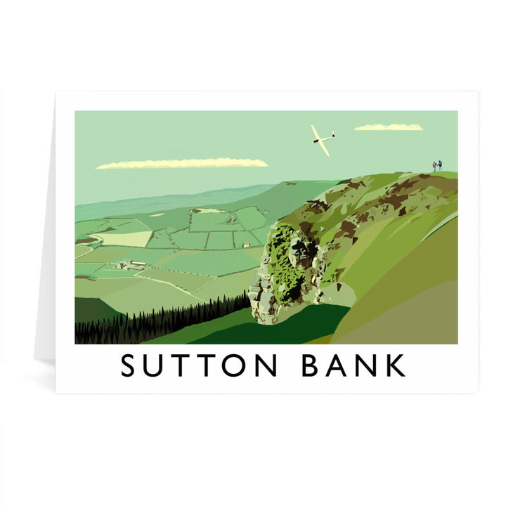 Sutton Bank, Yorkshire Greeting Card 7x5