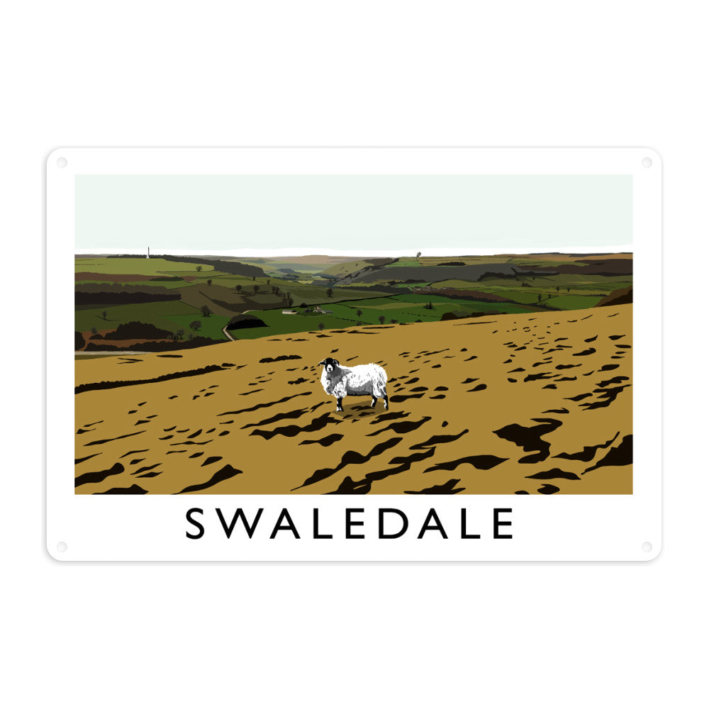 Swaledale, Yorkshire Metal Sign