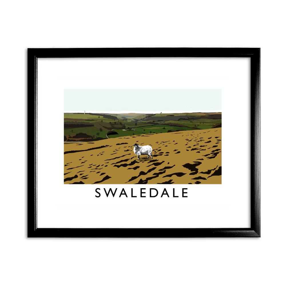 Swaledale, Yorkshire 11x14 Framed Print (Black)