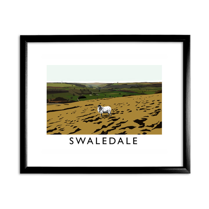 Swaledale, Yorkshire 11x14 Framed Print (Black)