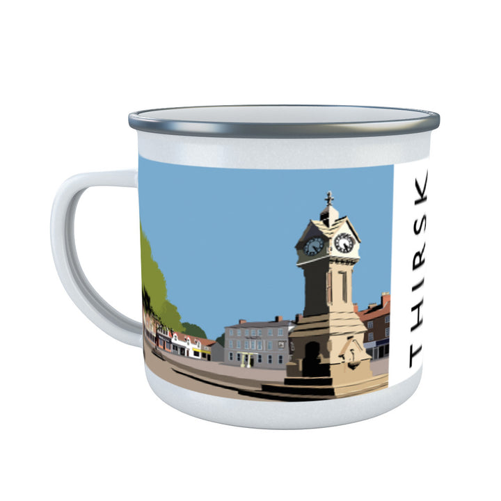 Thirsk, Yorkshire Enamel Mug