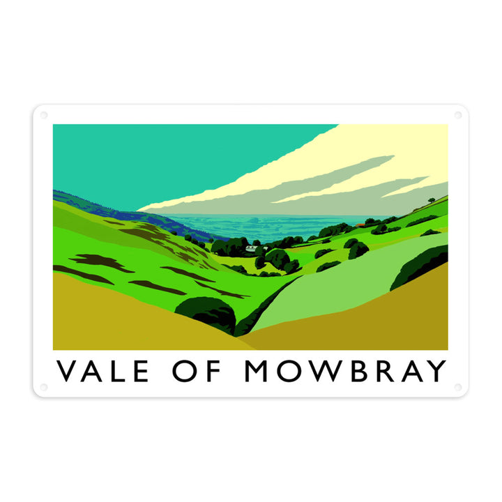 Vale of Mowbray, Yorkshire Metal Sign