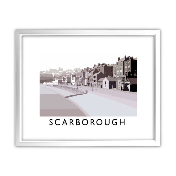 Scarborough, Yorkshire 11x14 Framed Print (White)