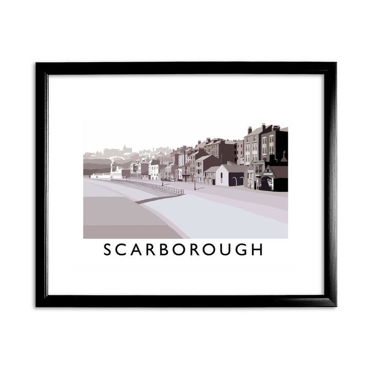 Scarborough, Yorkshire 11x14 Framed Print (Black)