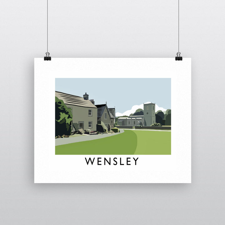 Wensley, Yorkshire Fine Art Print