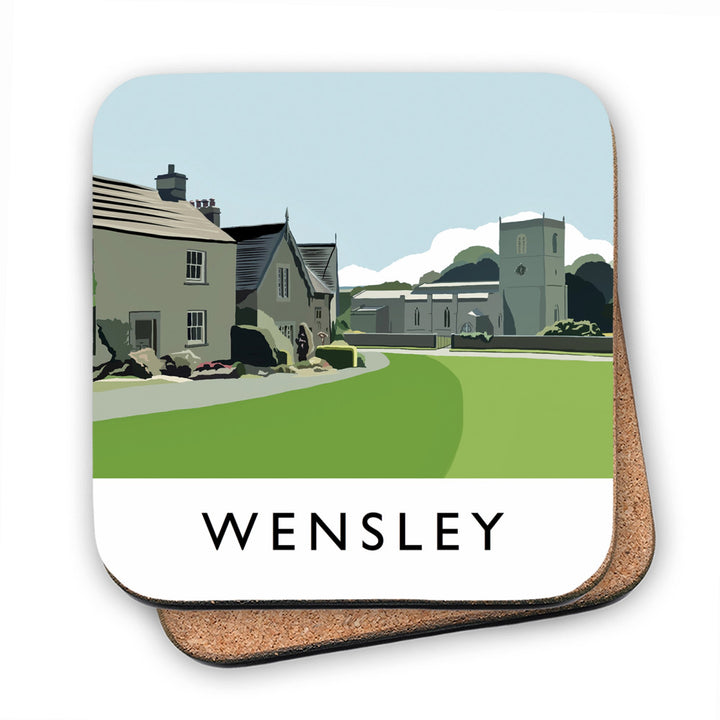 Wensley, Yorkshire MDF Coaster