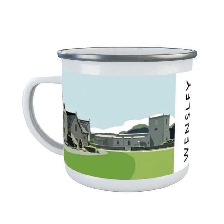 Wensley, Yorkshire Enamel Mug