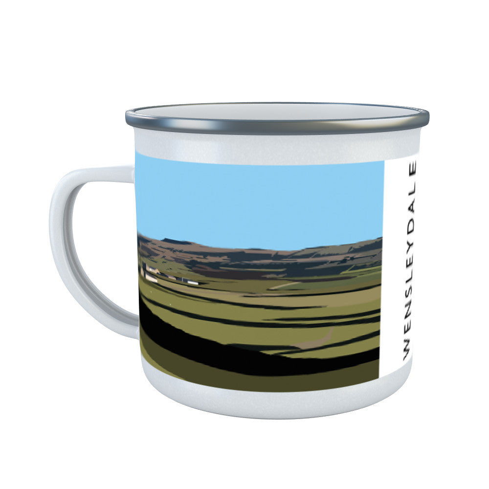 Wensleydale, Yorkshire Enamel Mug