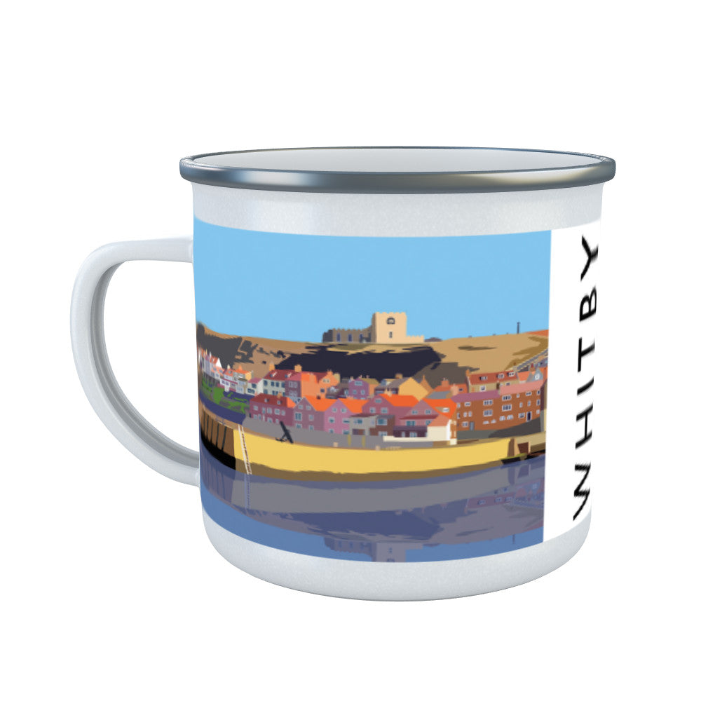Whitby, Yorkshire Enamel Mug