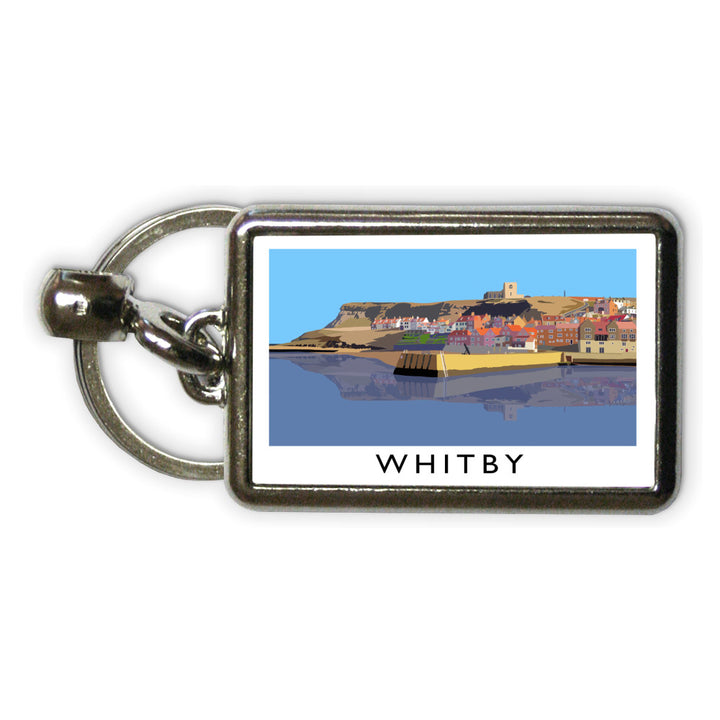 Whitby, Yorkshire Metal Keyring