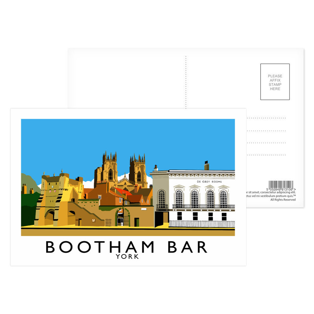 Bootham Bar, York Postcard Pack