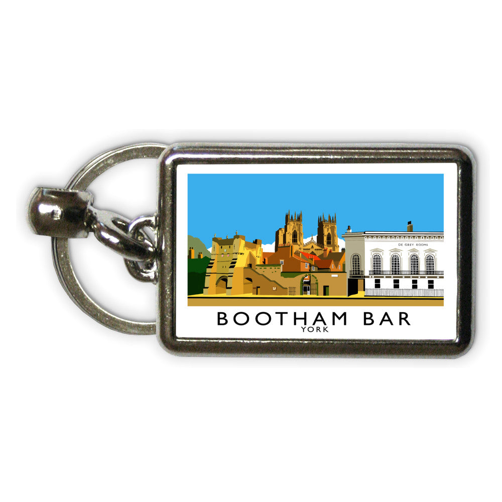 Bootham Bar, York Metal Keyring