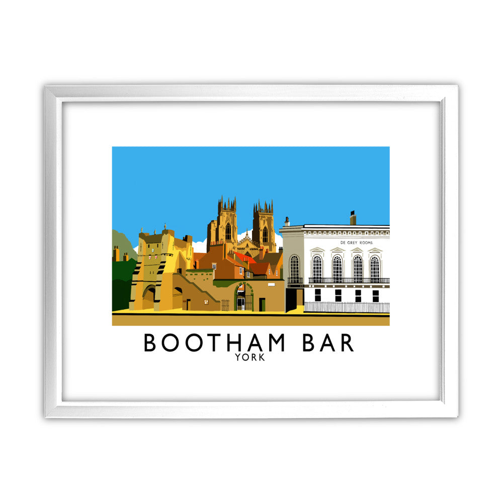 Bootham Bar, York 11x14 Framed Print (White)