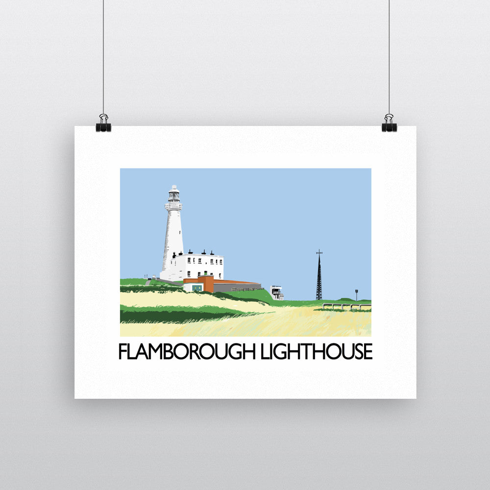 Flamborough Lighthouse, Yorkshire Fine Art Print