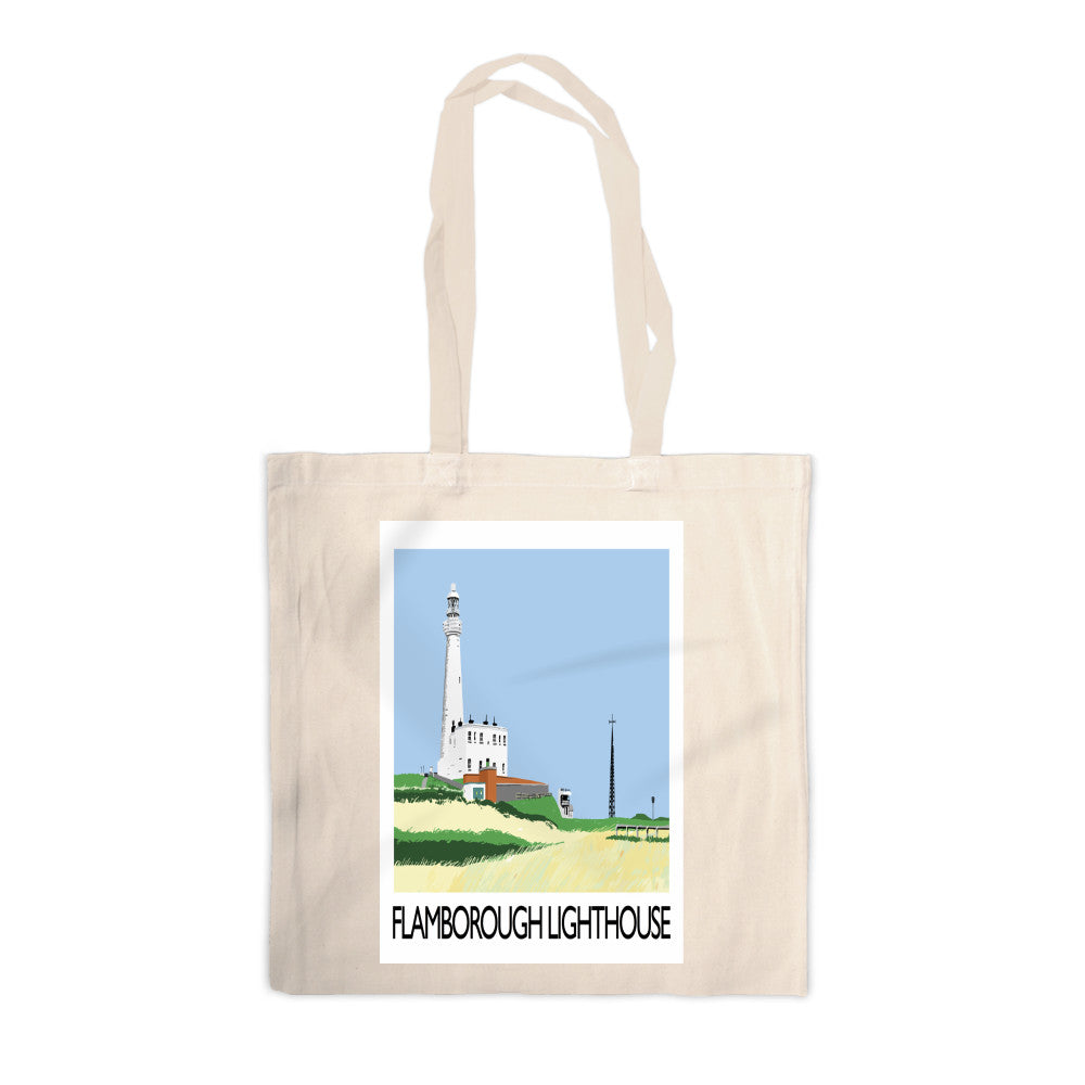 Flamborough Lighthouse, Yorkshire Canvas Tote Bag