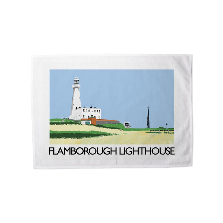 Flamborough Lighthouse, Yorkshire Tea Towel