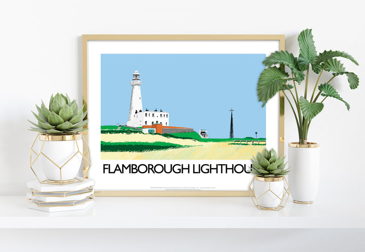 Flamborough Lighthouse, Yorkshire - Art Print