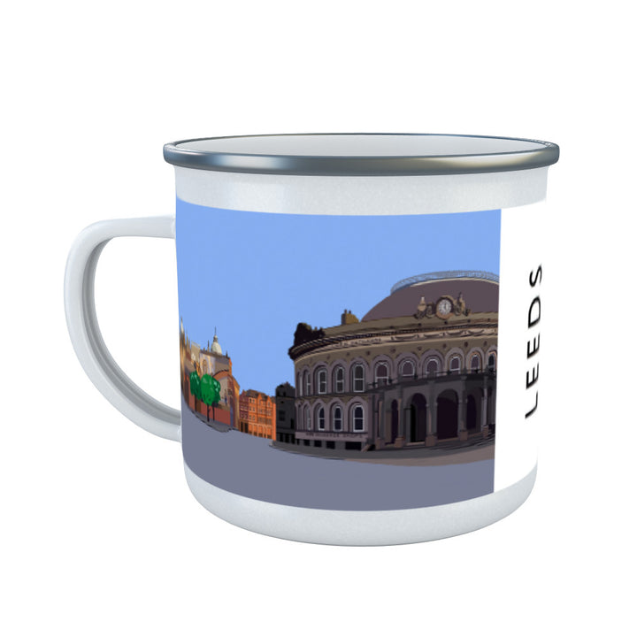 Leeds, Yorkshire Enamel Mug