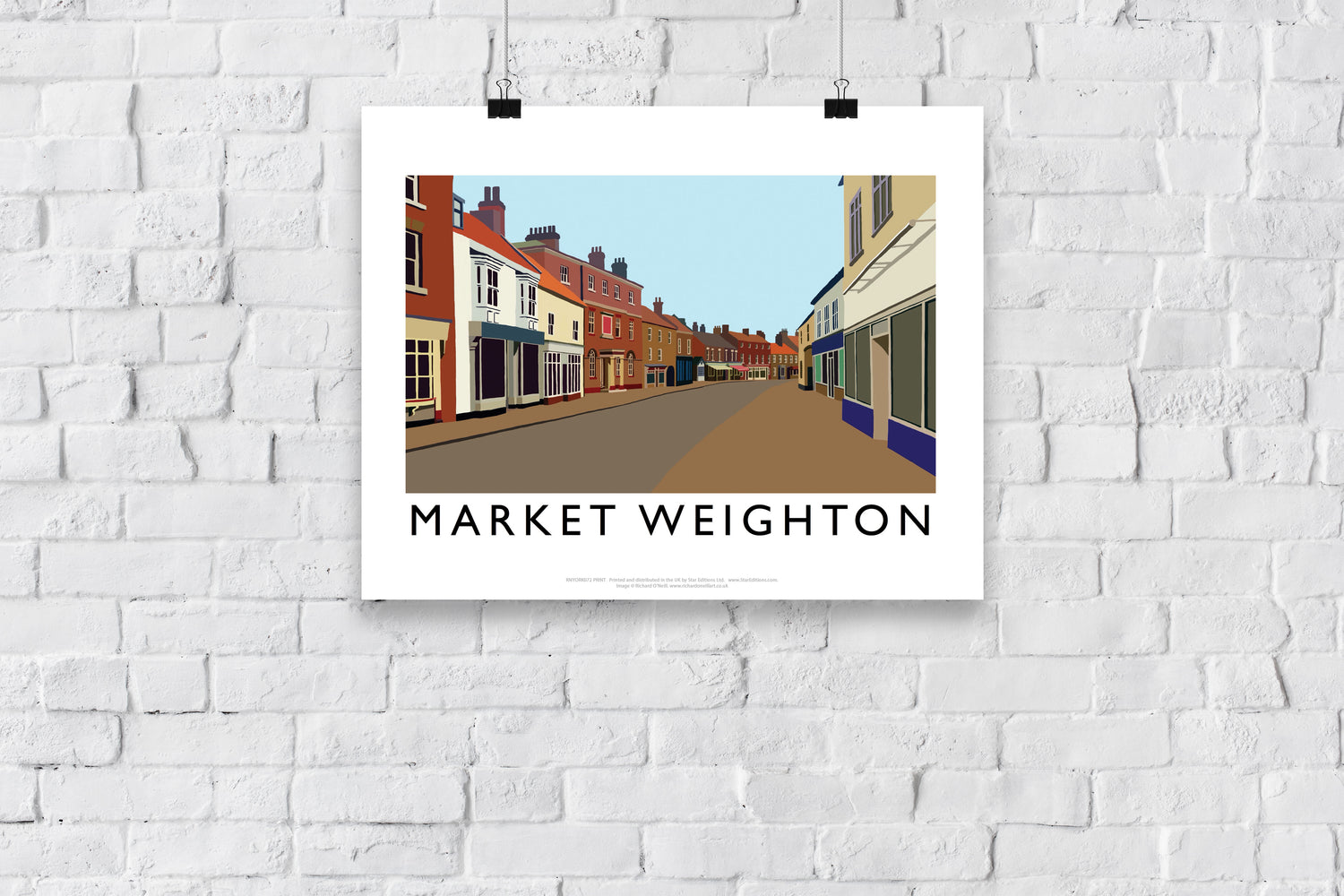 Market Weighton, Yorkshire - Art Print
