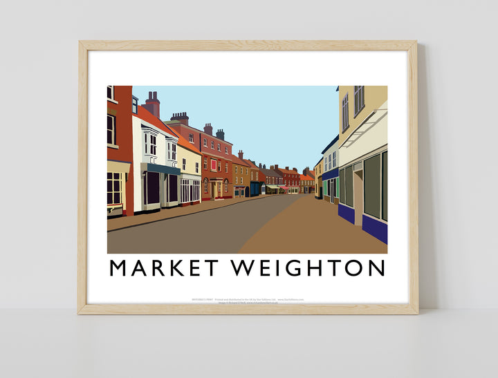 Market Weighton, Yorkshire - Art Print