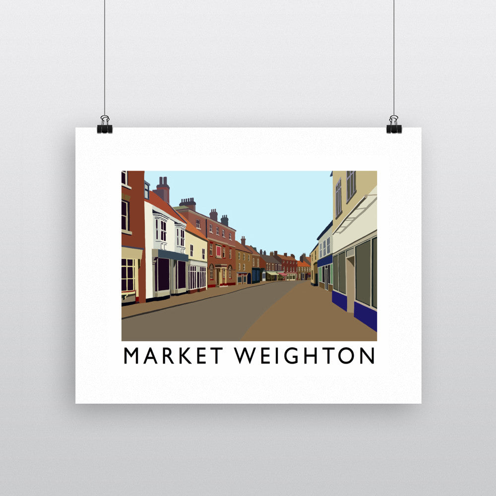 Market Weighton, Yorkshire Fine Art Print