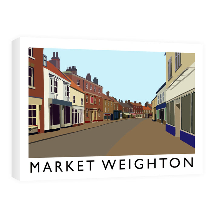 Market Weighton, Yorkshire Canvas
