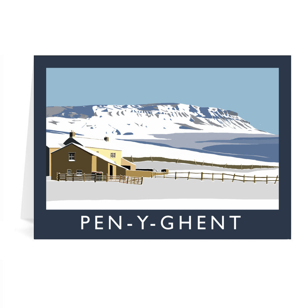 Pen-Y-Ghent, Yorkshire Greeting Card 7x5