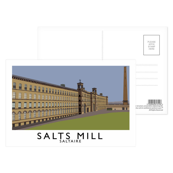 Salts Mill, Saltaire, Yorkshire Postcard Pack
