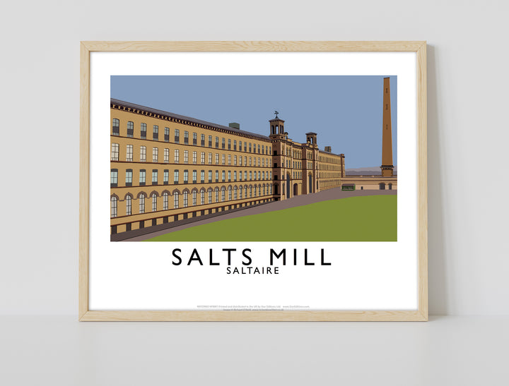 Salts Mill, Saltaire, Yorkshire - Art Print