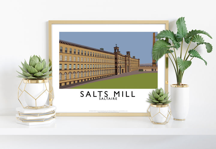 Salts Mill, Saltaire, Yorkshire - Art Print