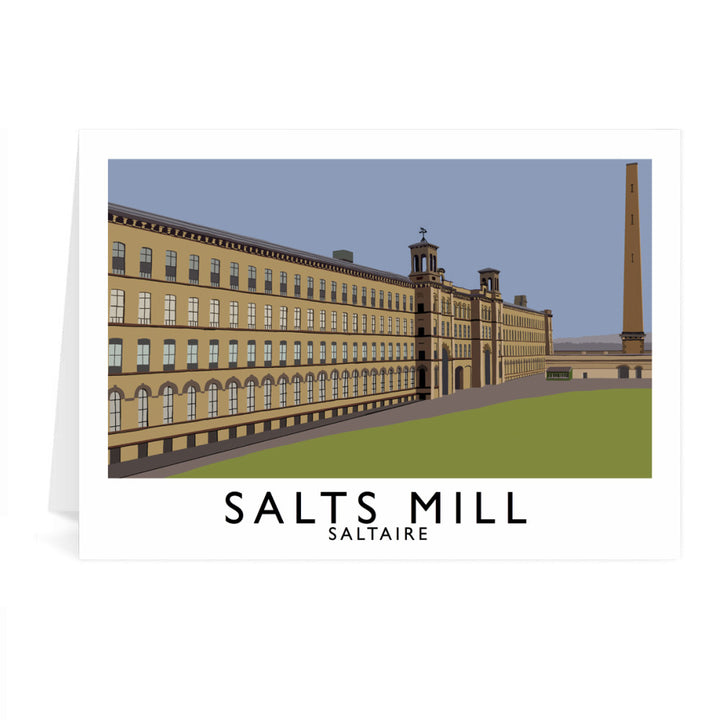 Salts Mill, Saltaire, Yorkshire Greeting Card 7x5